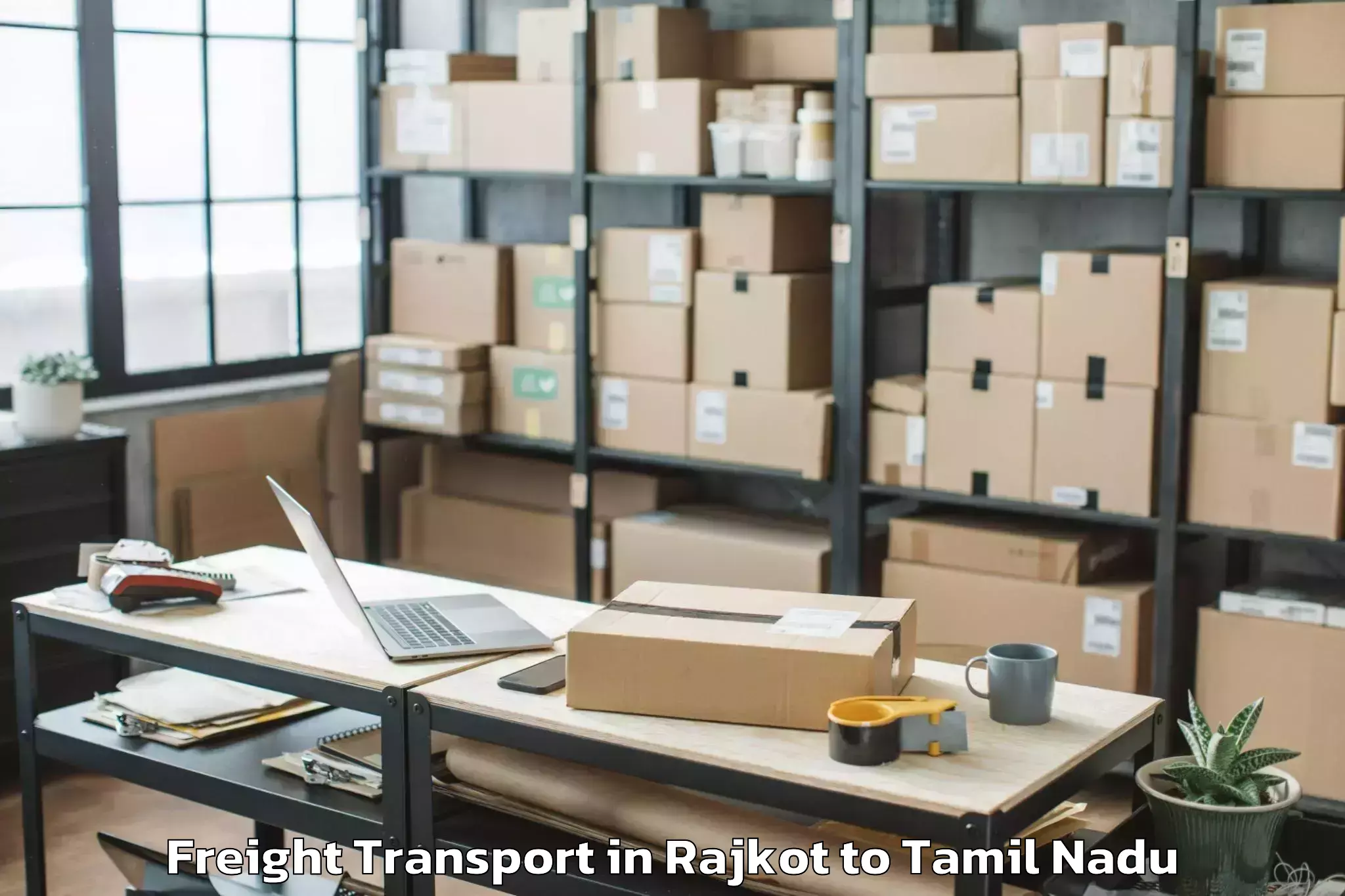 Comprehensive Rajkot to Batlagundu Freight Transport